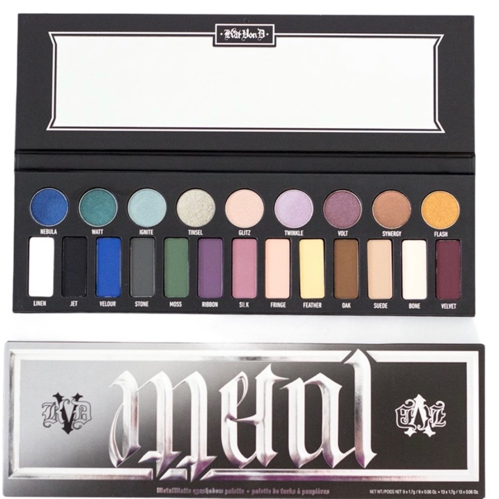 Kat Von D Palettes- Saint and Sinner + Matte and Metal